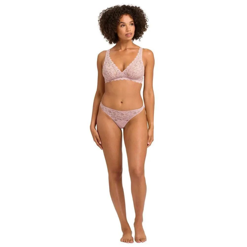 Hanro luxury moments lace underware pale pink NWT Luxury lingerie Size Small - Picture 3 of 5